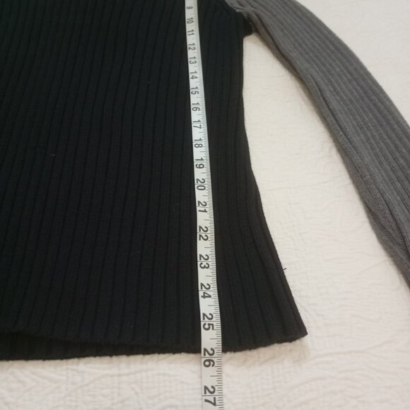 A|X Armani Exchange Trademark  Cotton Blend Men's Black And Gray Sweater. Size S - Picture 11 of 11